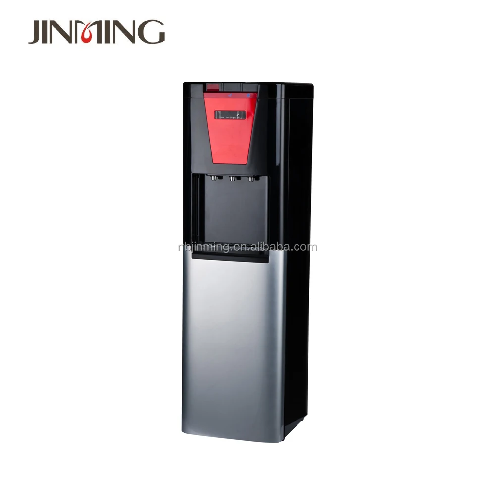 Luxury Vertical Water Dispenser Compressor Refrigeration Cold Hot Temperature Button Stand Electric Plastic Housing-Popular