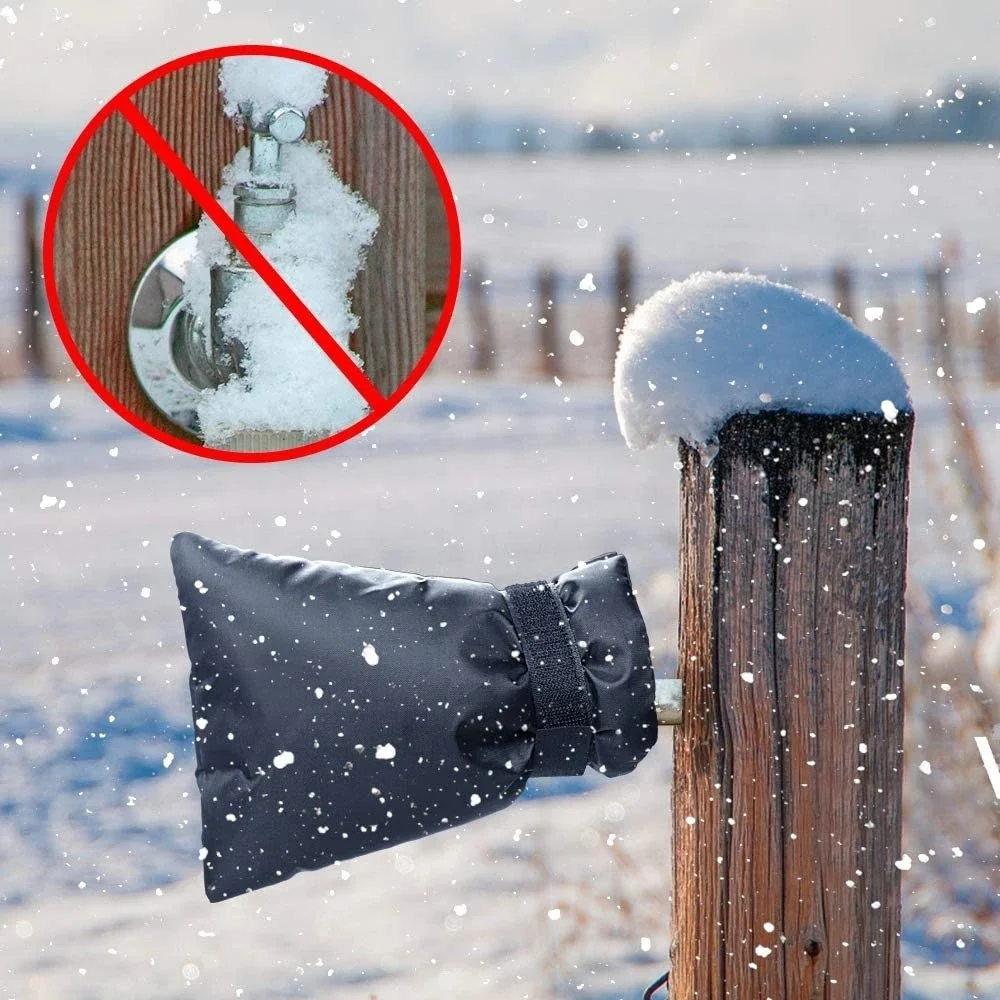 Winter Waterproof Outdoor Faucet Cover Outside Garden Freeze Protection Sock Reusable Tap Protector