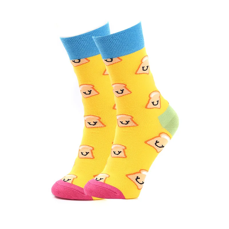 Selling well all over the world sustainable women smile funny socks