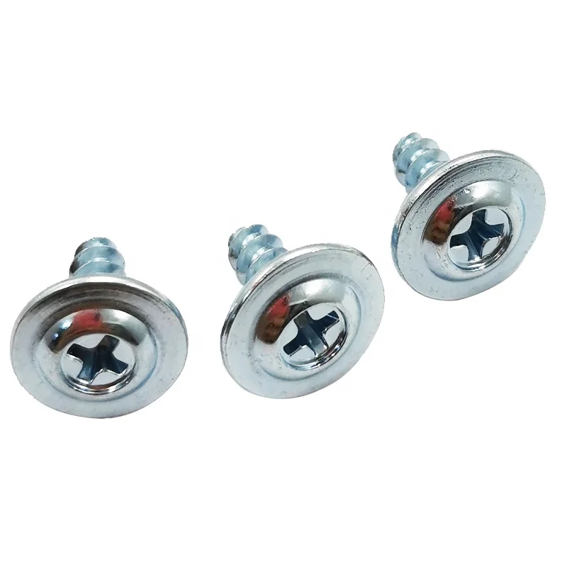 M4x10mm Big Round Head Electric Screws with Washer