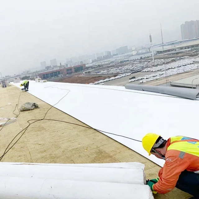 High quality PVC waterproof membrane for single roof waterproof system