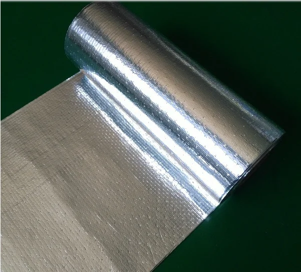 Reflective aluminum foil radiant guard aluminum foil woven fabric Heat Shield