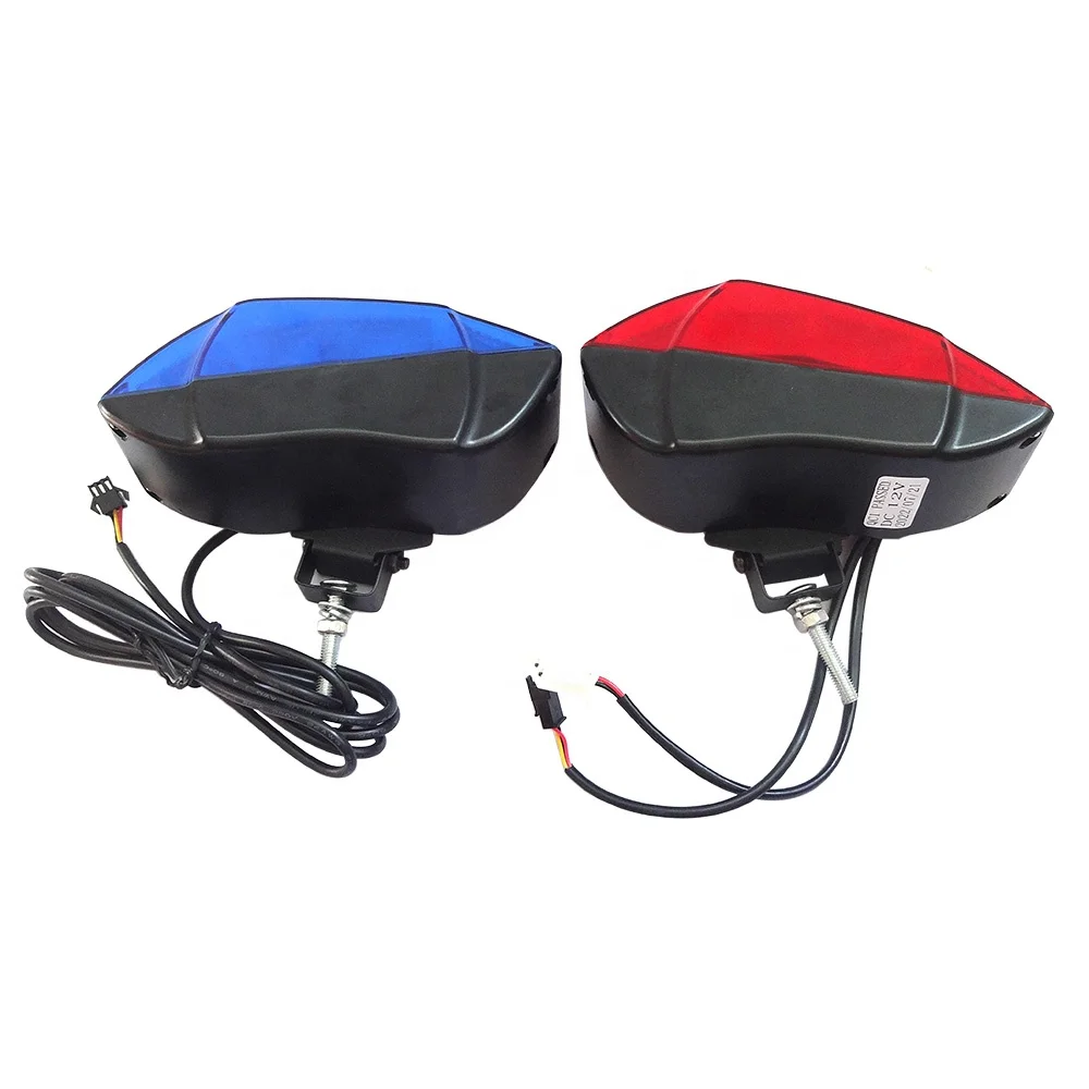 YUANHAO 12 вольт светодиодные огни мотоциклы высокой мощности 1 Вт красный синий мотоцикл безопасность свет аварийный передний предупредительный