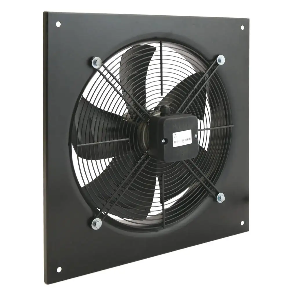 630mm 380V Square plate portable Good Price High Quality Low Noise Nets Proved  wall mounted Axial fans