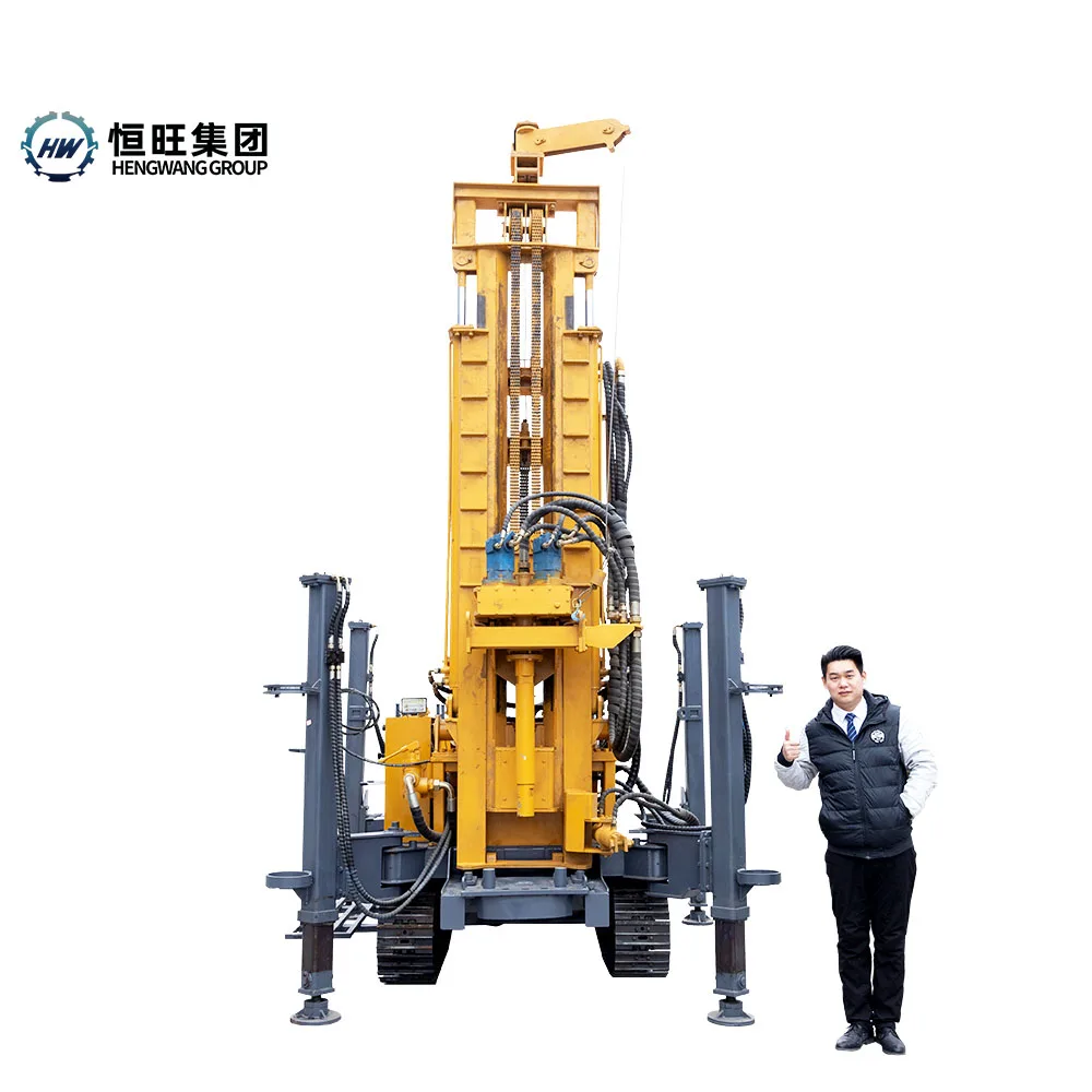 Top-ranking Hengwang water well rotary drilling machine 500 meter water drill equipment water bore hole drilling machine