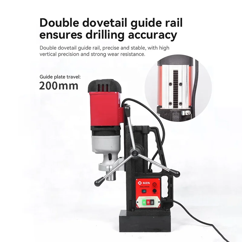 Sunwave 380v 2000w magnetic drill bit 49mm 120mm drilling machine for metal drilling