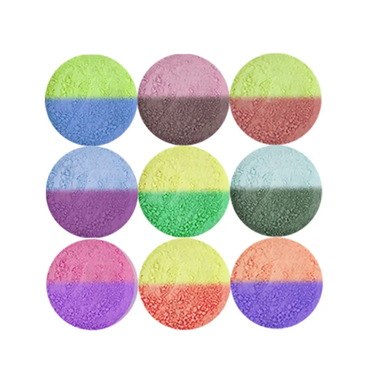 Brand Mcess thermochromic temperature activated pigment powder for fabric plastic