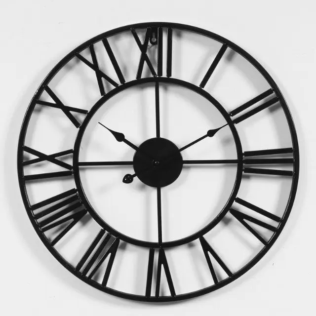 
Reloj de pared Retro silent roman numeral clock wall clock wall clocks for home decoration 