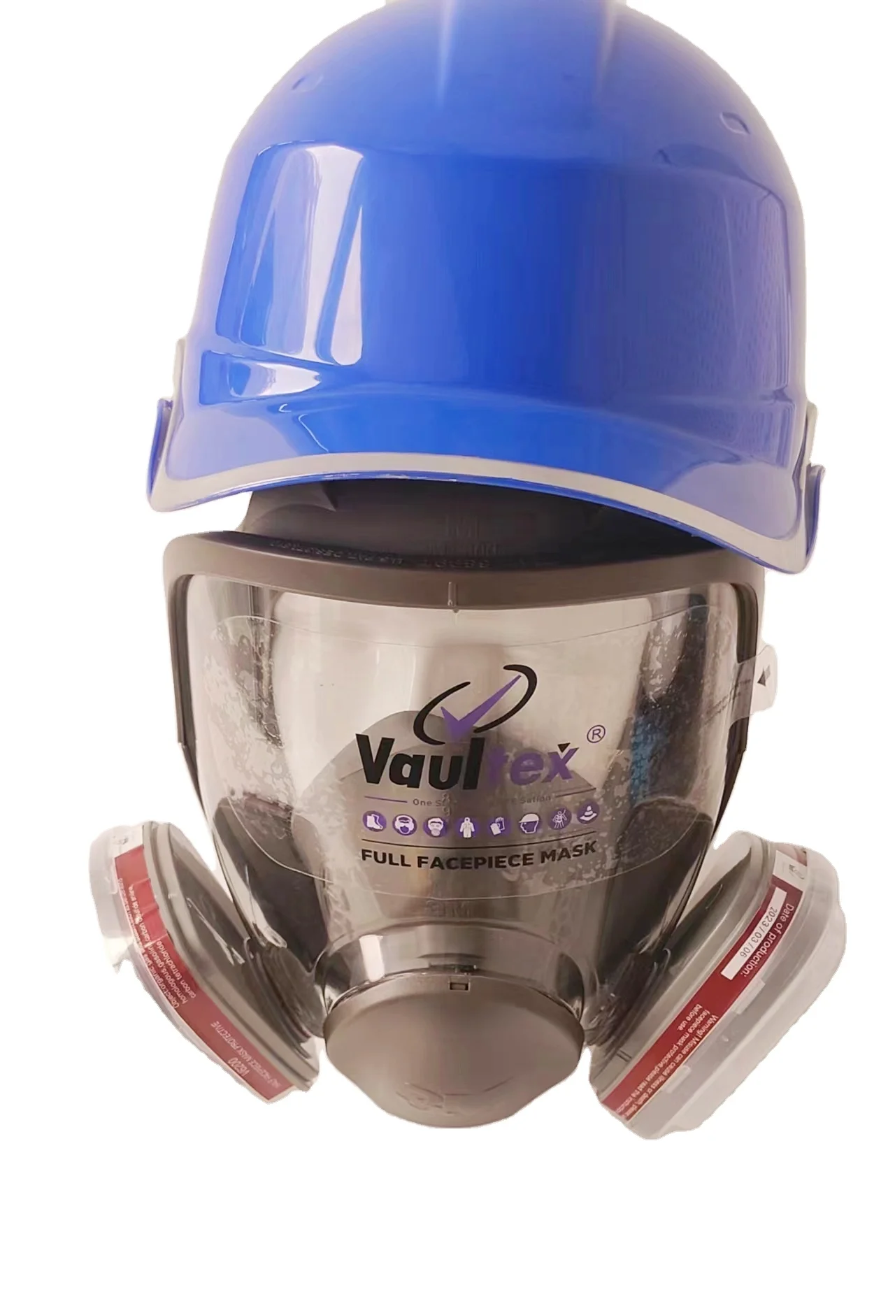 Vaultex wholesale face gas mask anti-fog full face mask adjustable V6800 respirator chemical mask