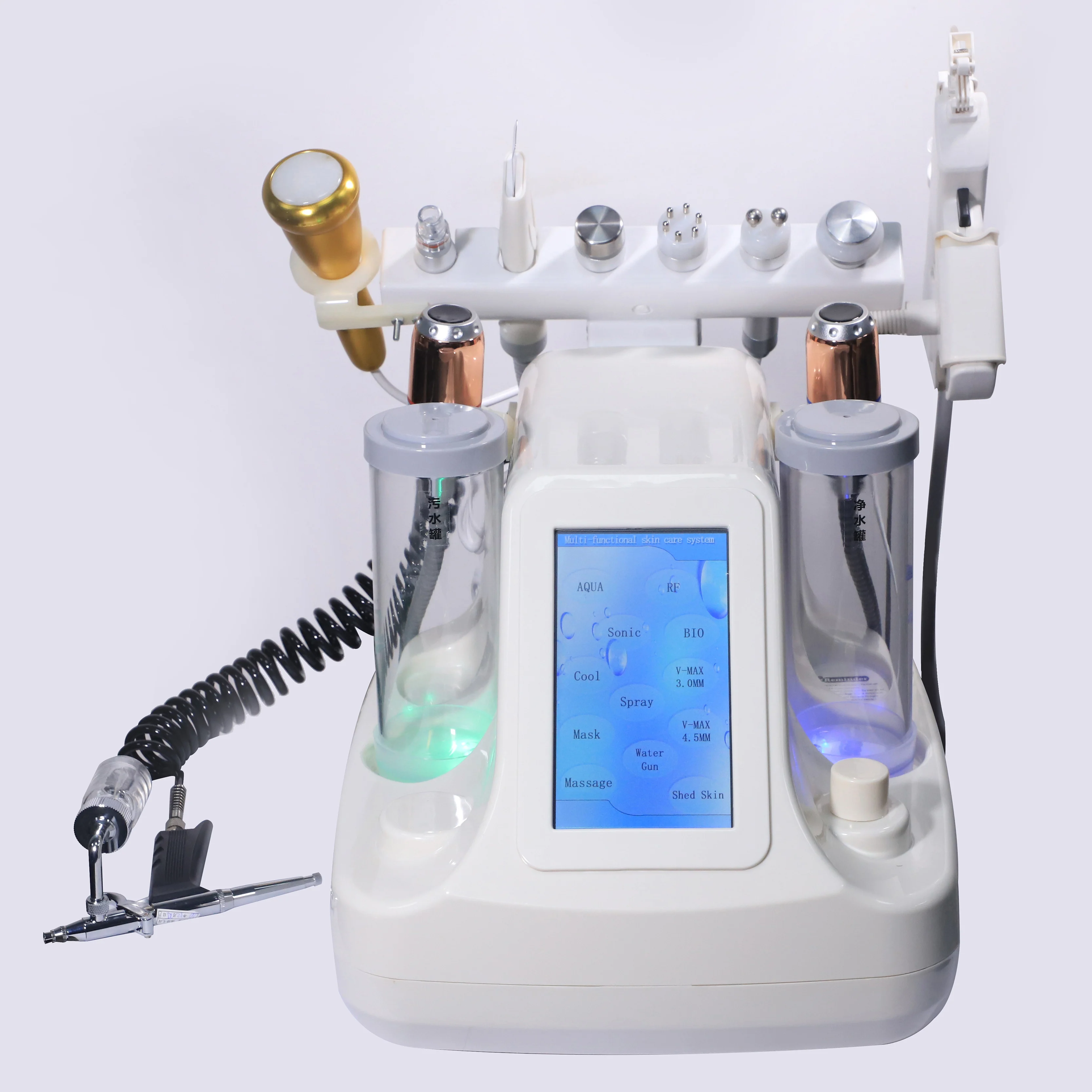 12 in 1 portable oxygen facial machine beauty equipment water oxygen beauty face lift rf machine
