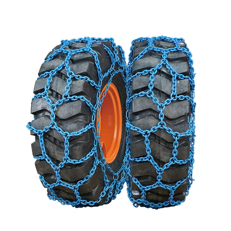 BOHU High Quality Forestry Wheel Track Chain Skidder Tire Chains  Welded Forged Wheel Loader Tire Protection Snow Chain