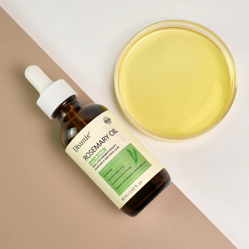 Organic Rosemary Oil Hair Growth Skin Soothing Acne Remover Body Care Massage Relax Oil Products Rosemary Oil for Spa Body Care