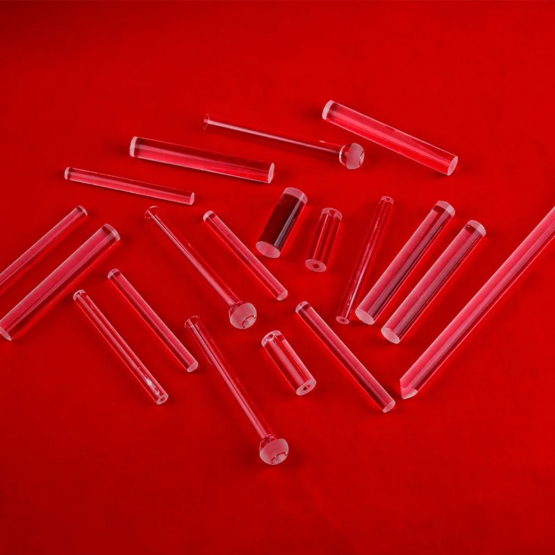 silica quartz glass rod High quality quartz rod Transparent quartz rod