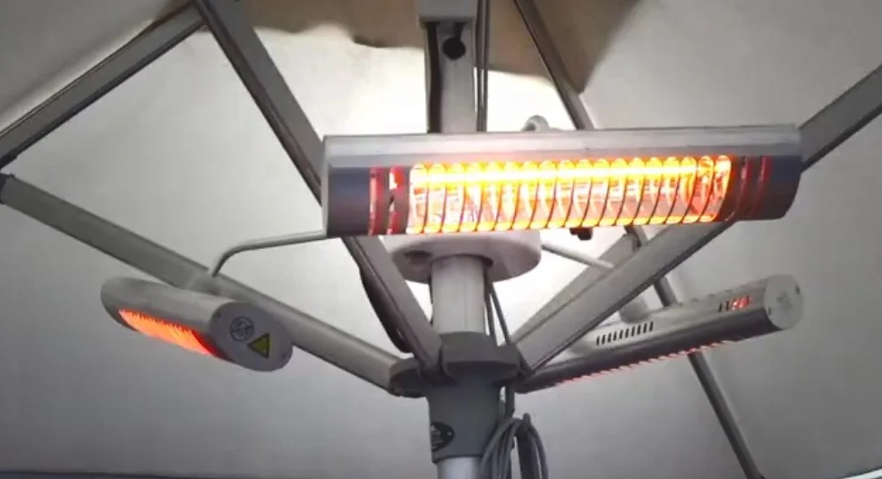 Уличный зонтик нагреватель