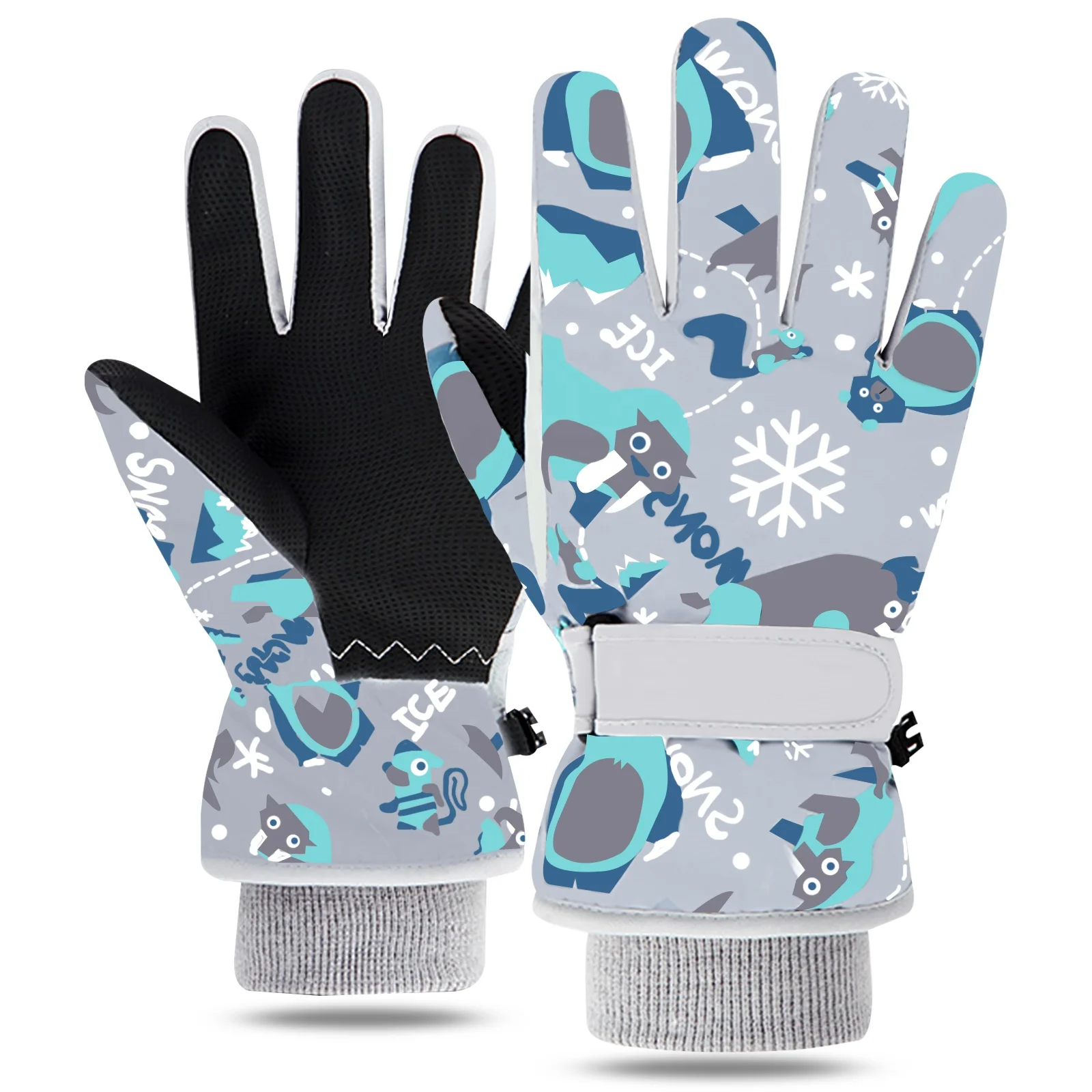 Factory New Arrival Waterproof Warm Winter Gloves KIDS For Outdoor Use Ice Skating Ski Gloves Winter