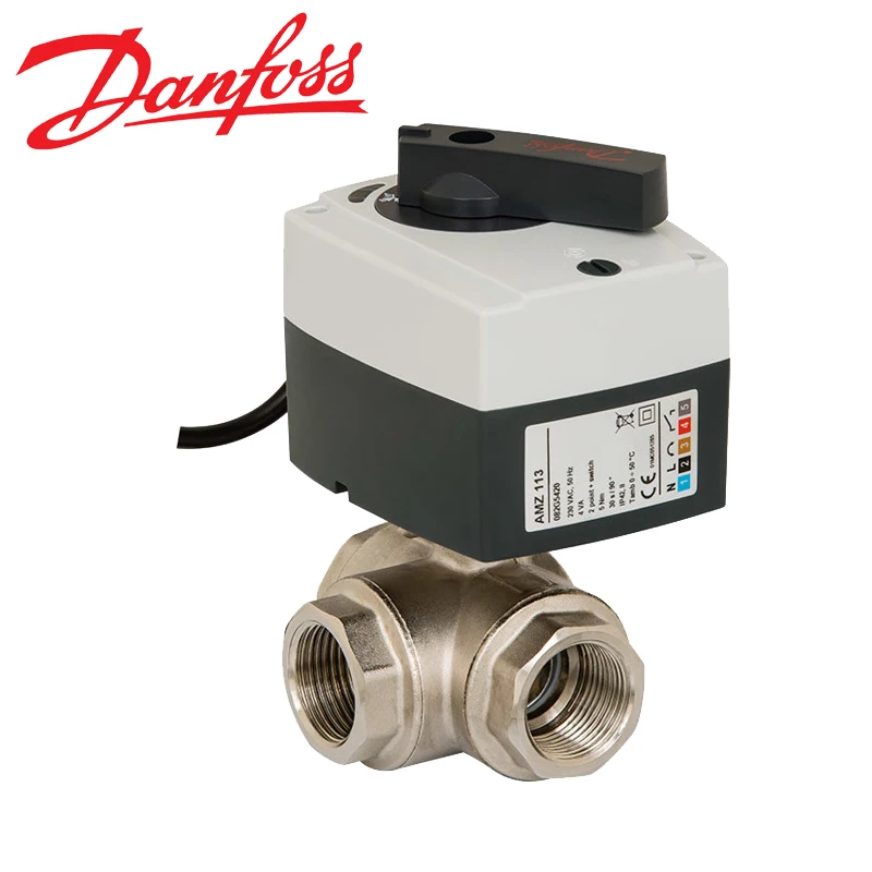 Danfoss original AMZ 112 dn40 1 1/2 082G5404 AMZ 112 ON-OFF 2-way electric ball valve DC 24V DN40