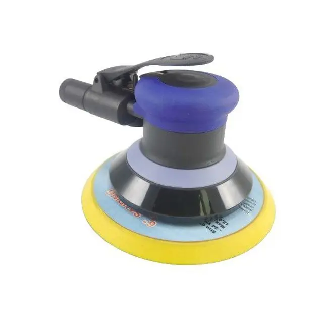 Professional High Speed 12000Rpm 6 Inch Non-Vacuum Air Pneumatic Random Orbital Sander With Bottom Dust Cover