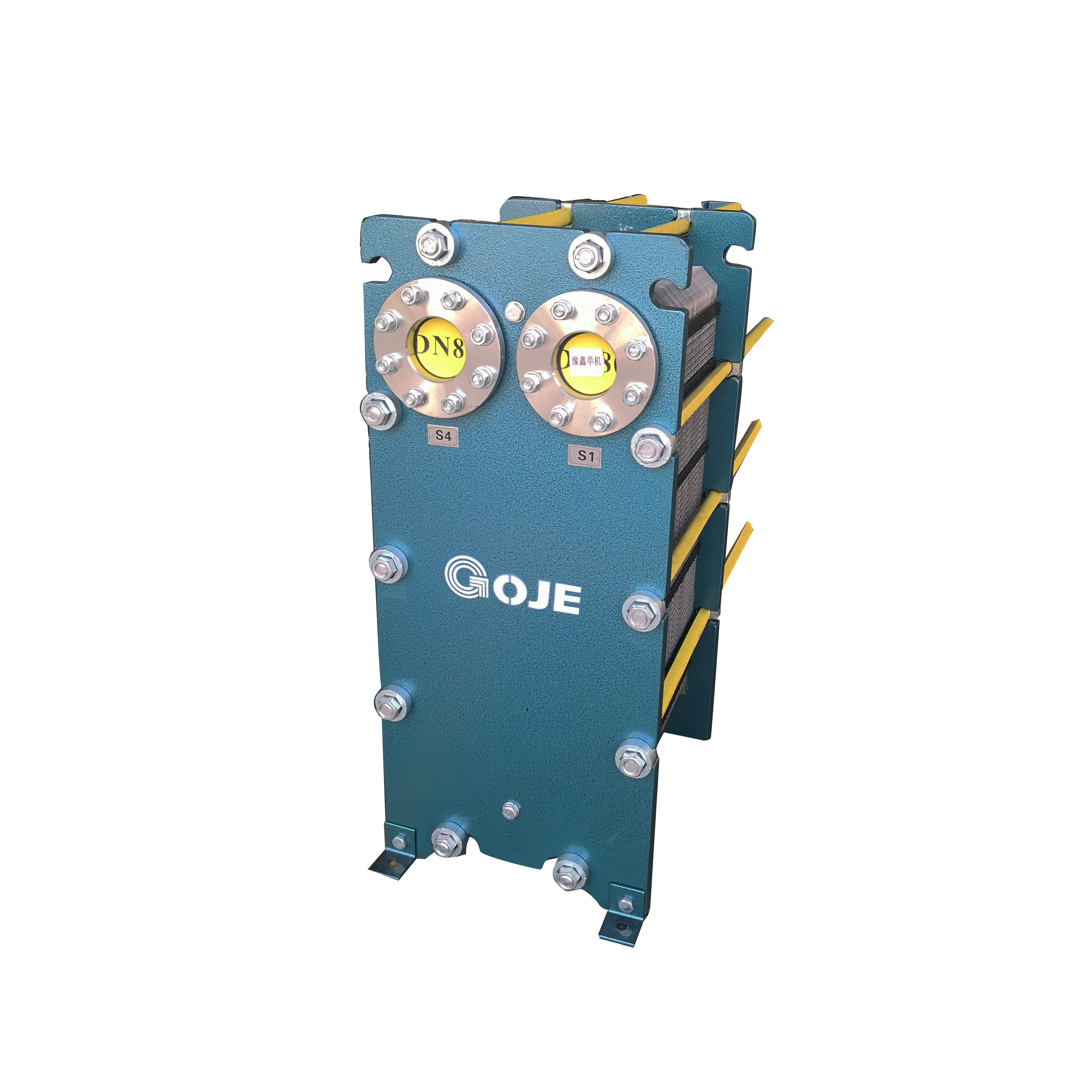 Industrial cooling gasket plate heat exchanger