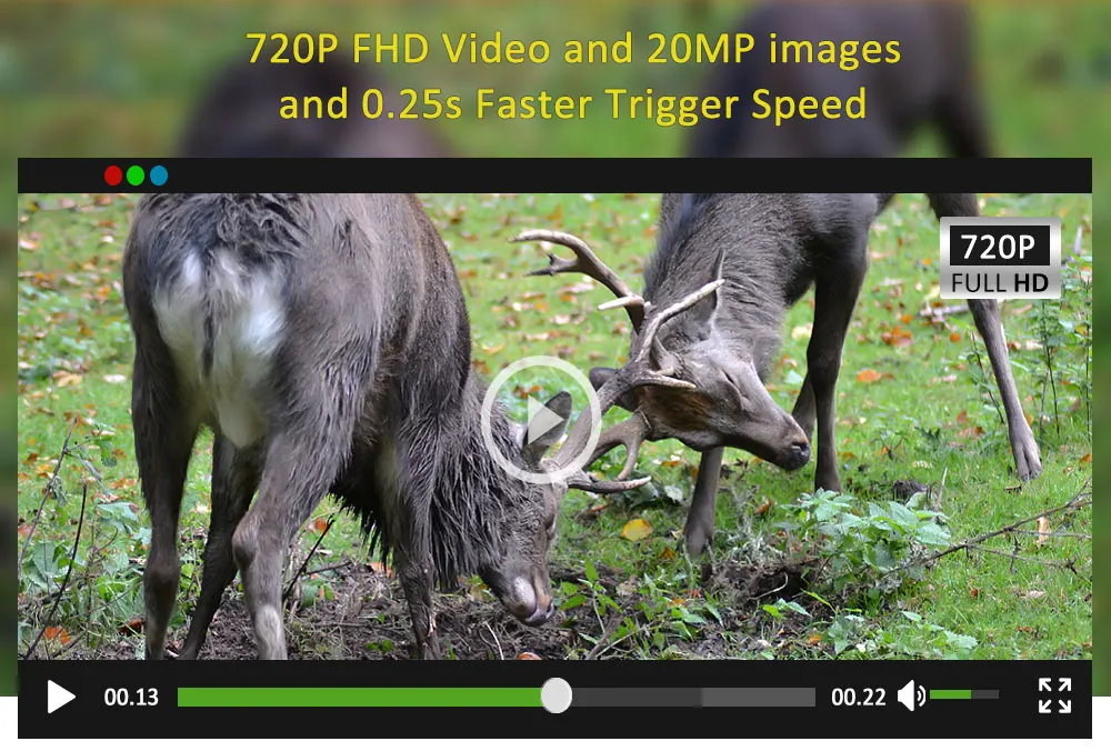 KG892 IP67 Waterproof HD 20MP GSM MMS Trail Game Camera for Animal Wildlife Surveillance