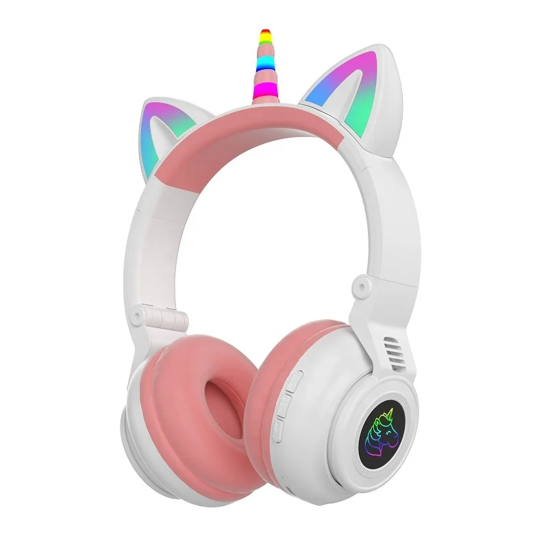 Unicorn wireless headphones Cheap oem headphone wireless headset with mic sport earphones gaming earbuds