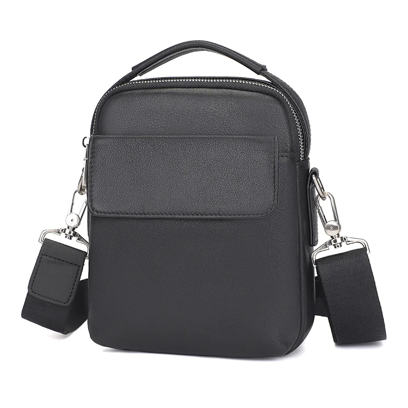 J.M.D Real Leather Cross Body Messenger Bag Men Cross Body Leather Shoulder bag Custom Logo Leather Messenger Cross body bag