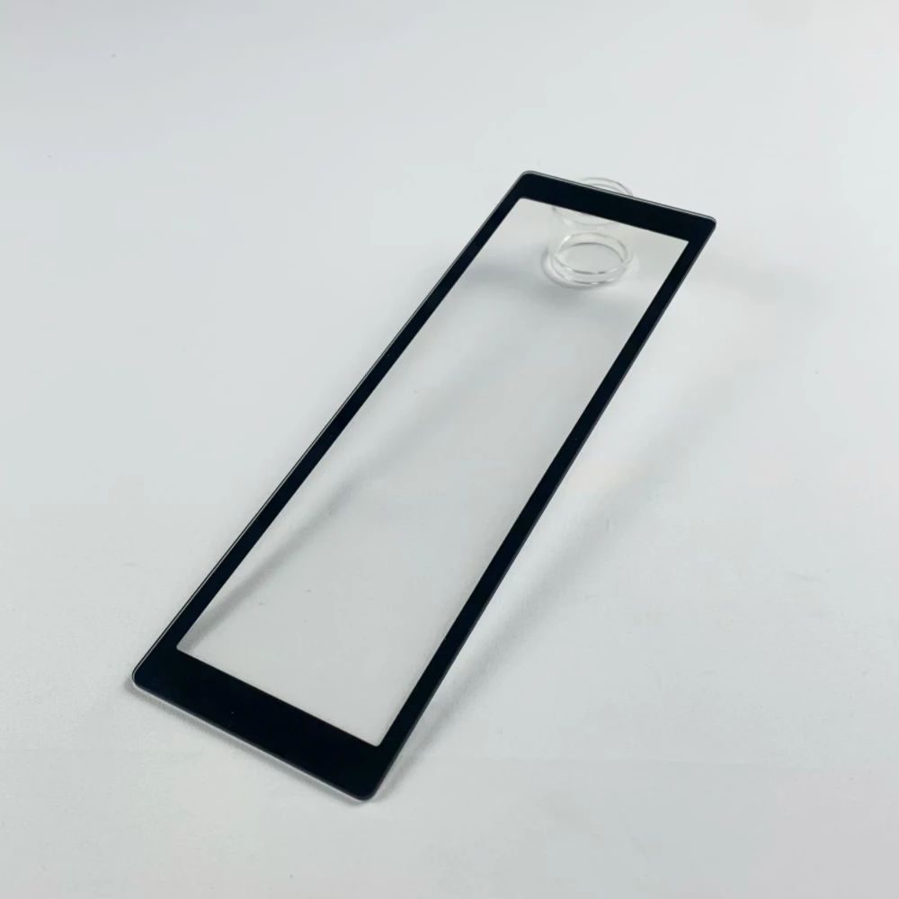 Custom Cut Thin Corning Gorilla Glass Silk Screen Printing Glass Touch Screen  Tv LCD Screen Tempered Glass