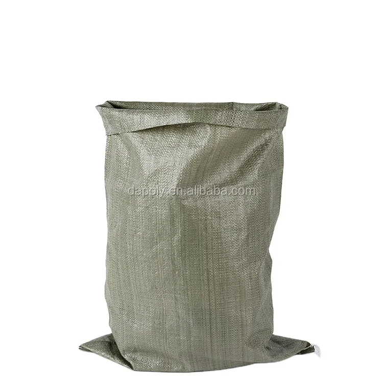 Hot Sale Popular 25kg Pp Woven Bags Normal Rice /Maize Flour Plastic Woven Bags Sack