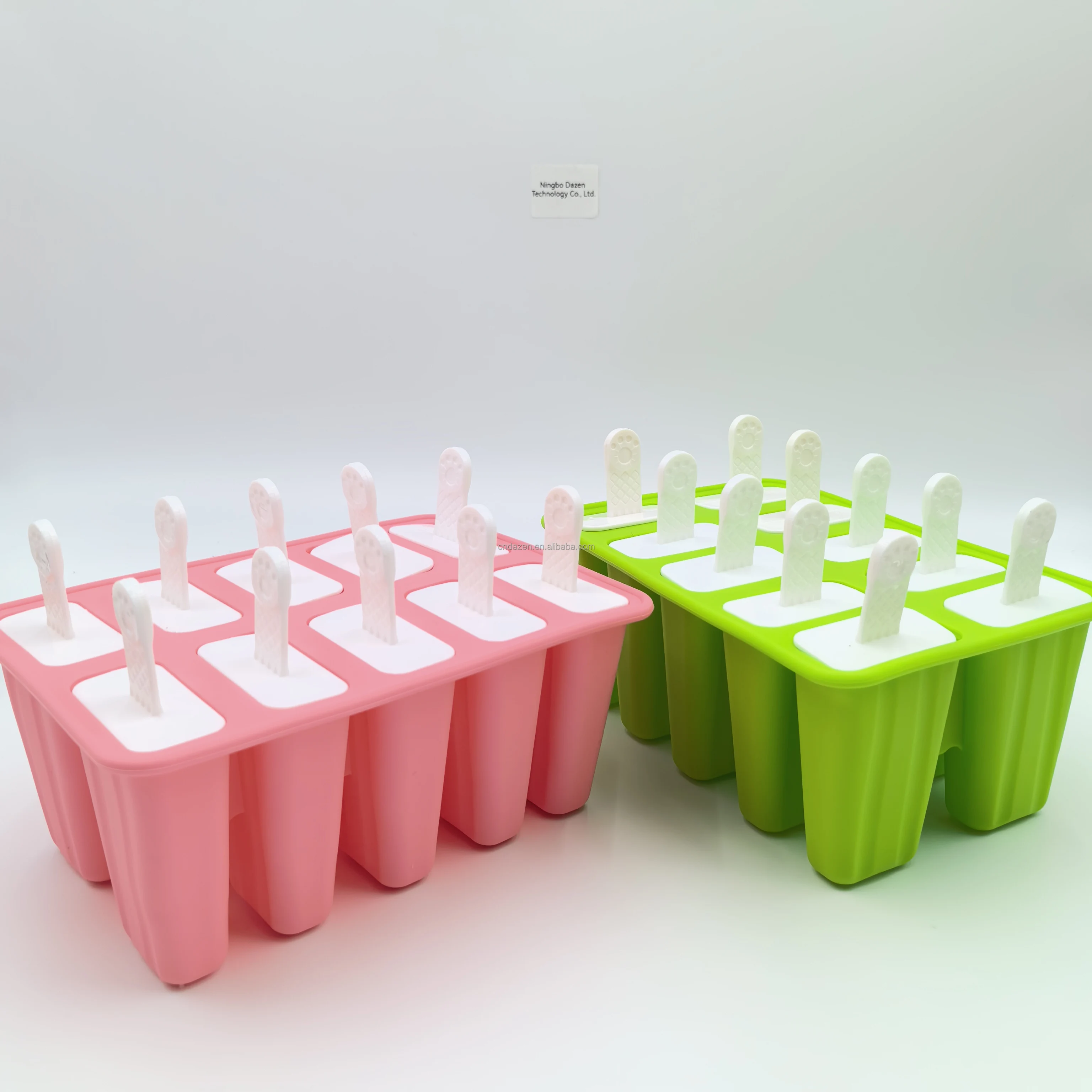 Hot Selling 10 Piece Silicone Popsicle Mold for Kids for Home Ice Maker and Food Includes Cube Tray Ice Cream Tools
