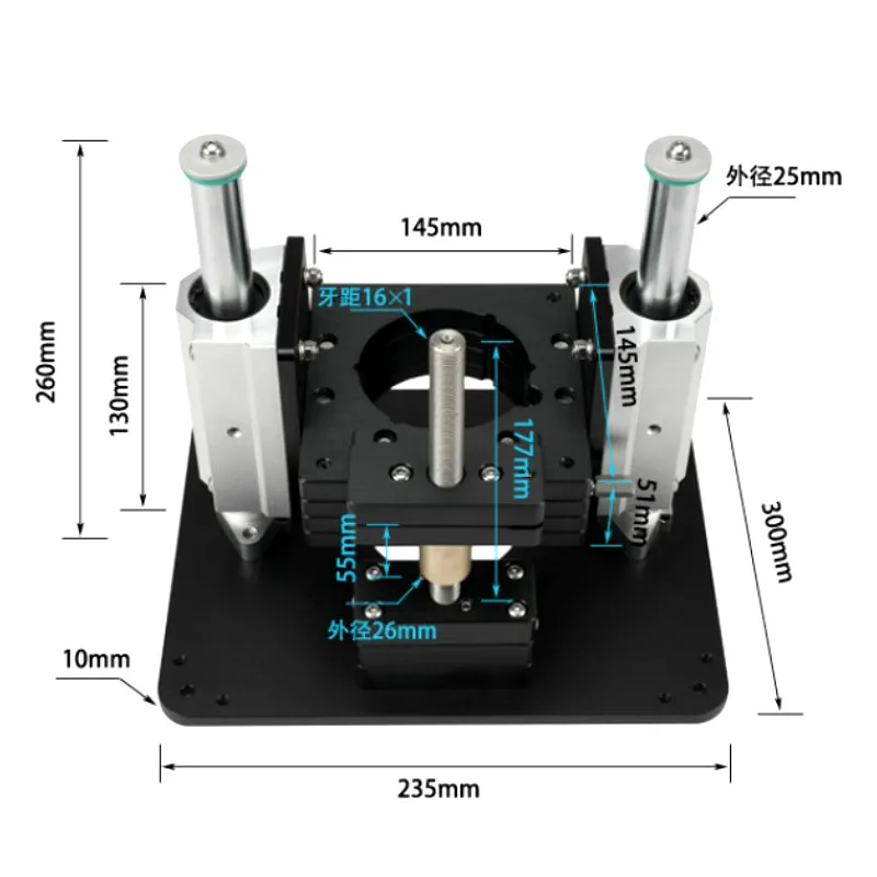 Woodworking Heavy Precision Router Lift  Duty Aluminum Router Insert Plate Mount Lift Flip Chip for Engraving Machine & Bakelite