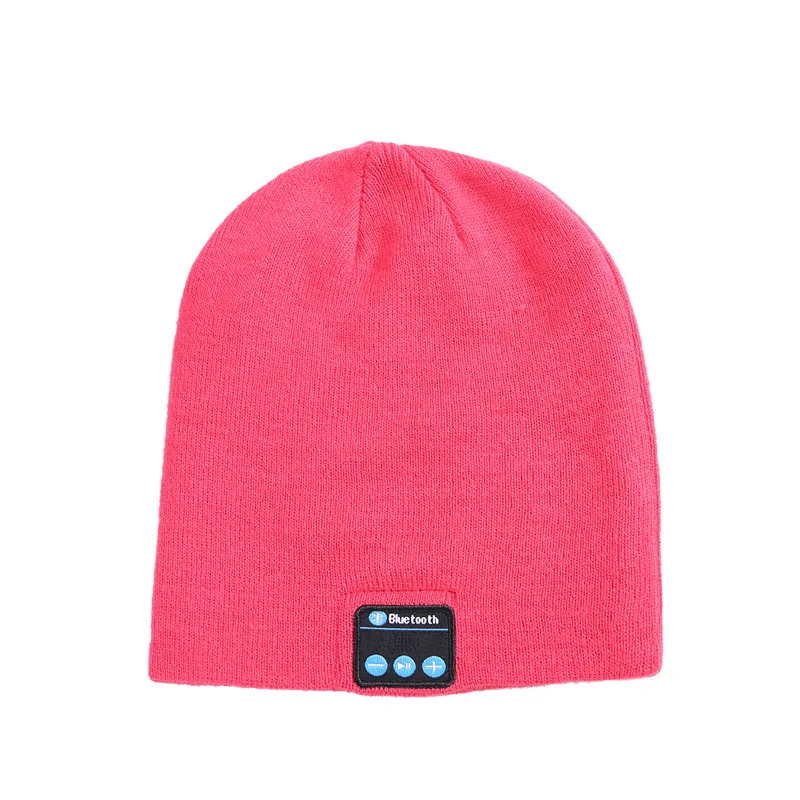 
2021 Wholesale Custom Embroidered Beanie Bluetooth Headphones Music Knitted Plain Women Winter Hats For Adults Manufacturer 