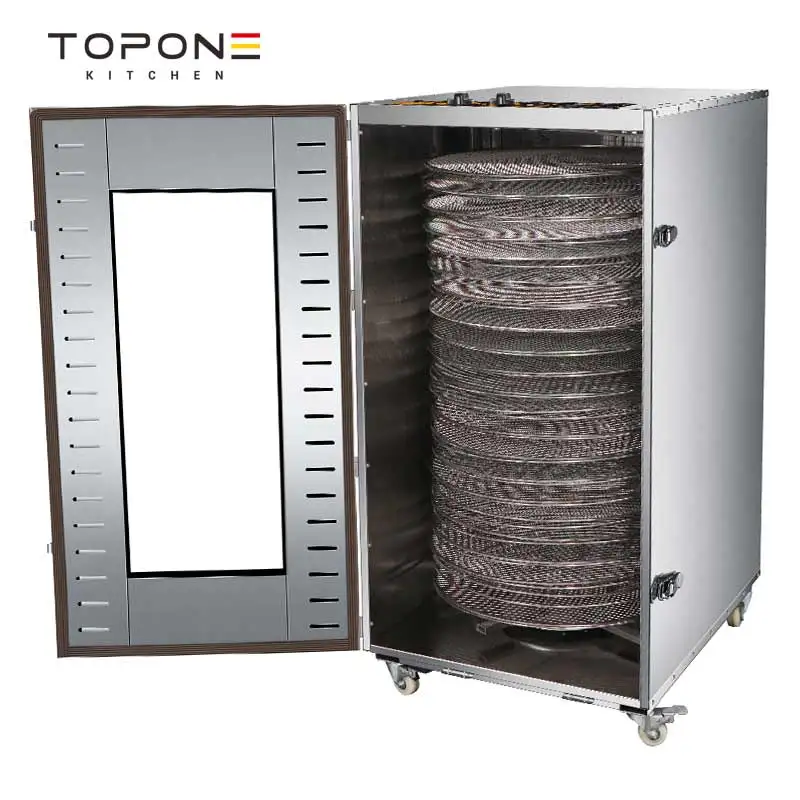 Automatic rotation Drying fruit vegetable dehydrator dryer for fish dried machine