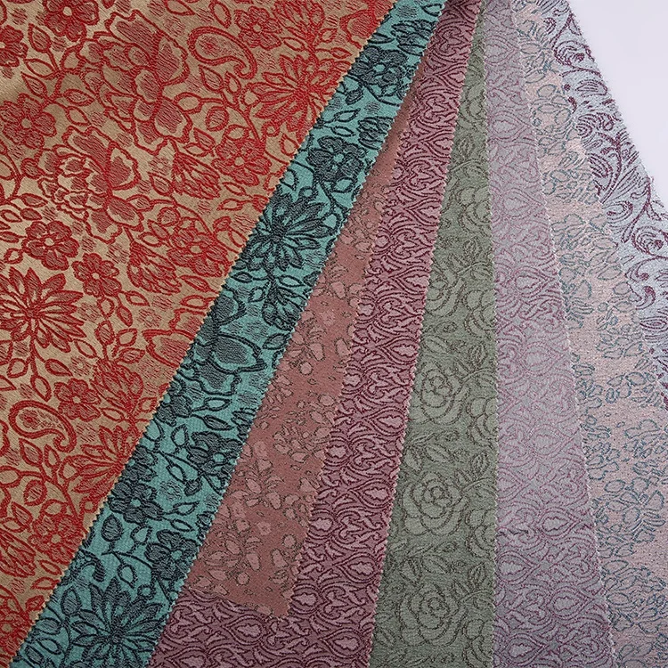 
Best price DRESS flower cationic jacquard p.d wholesale 96 polyester 4 spandex fabric 