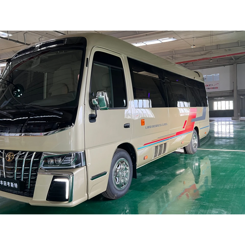 23-Seater Used Coaster Bus for Sale Diesel Manual Fuel Euro 3 Emission Standard Coach Bus