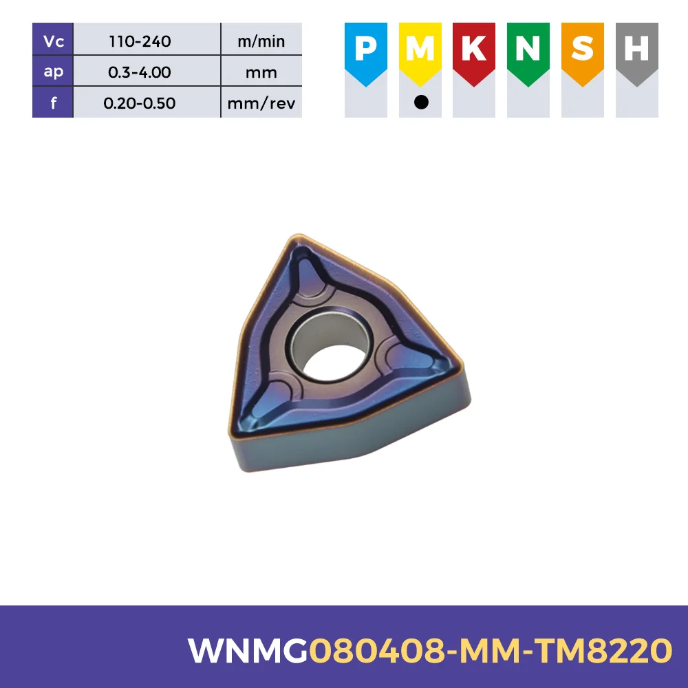 CNC Lathe Indexable Solid Carbide Turning Inserts for CNC Lathe Machine WNMG Insert for Finish of Steel