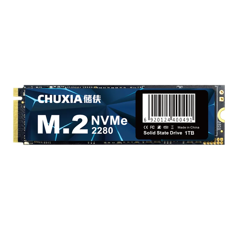 Chuxia M.2 SSD NVME 1TB PCIe3.0 x 4 M.2-2280 NVMe Internal Solid State Disk Drive Hard Disk