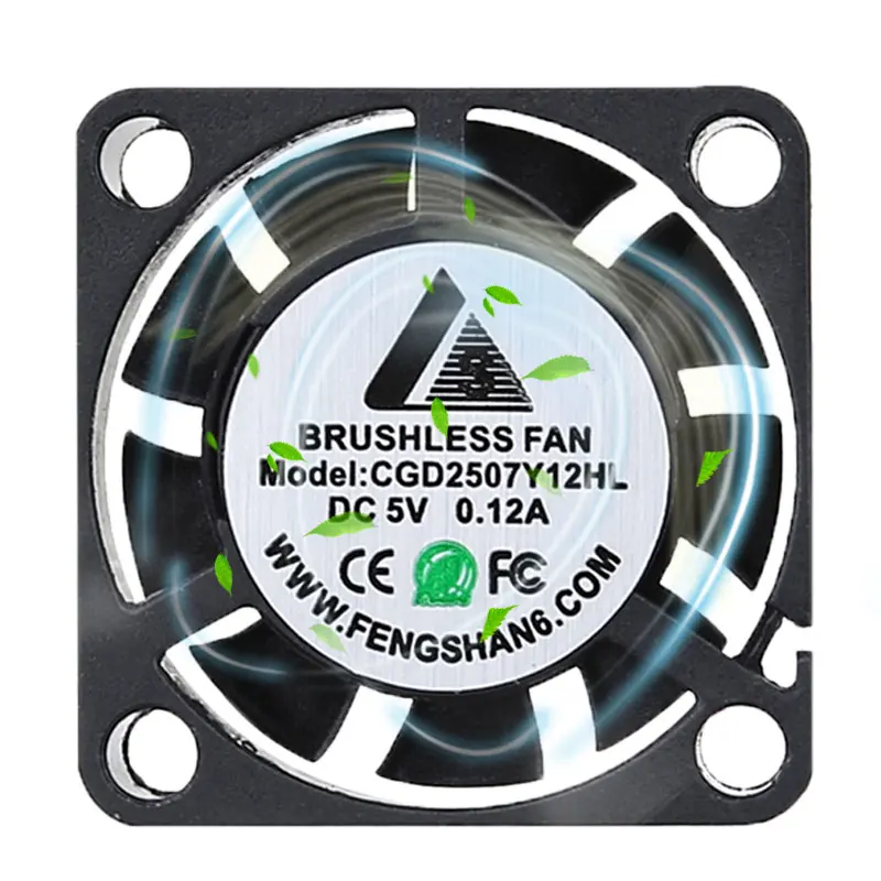 CG Fan Hot Sell 25mm Mini Micro Small Blower Fans 25x25x7mm 2507 DC 5V Blow