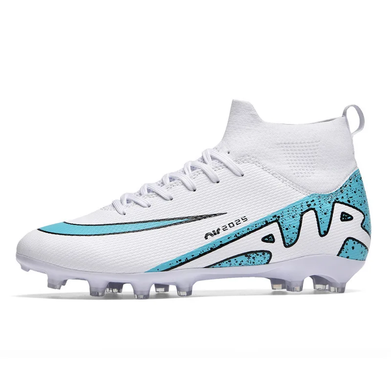Wholesale High Quality Soccer Cleats for Men/Women Fashionable Football Shoe Boots with Durable Rubber Mesh Insole Outdoor Use