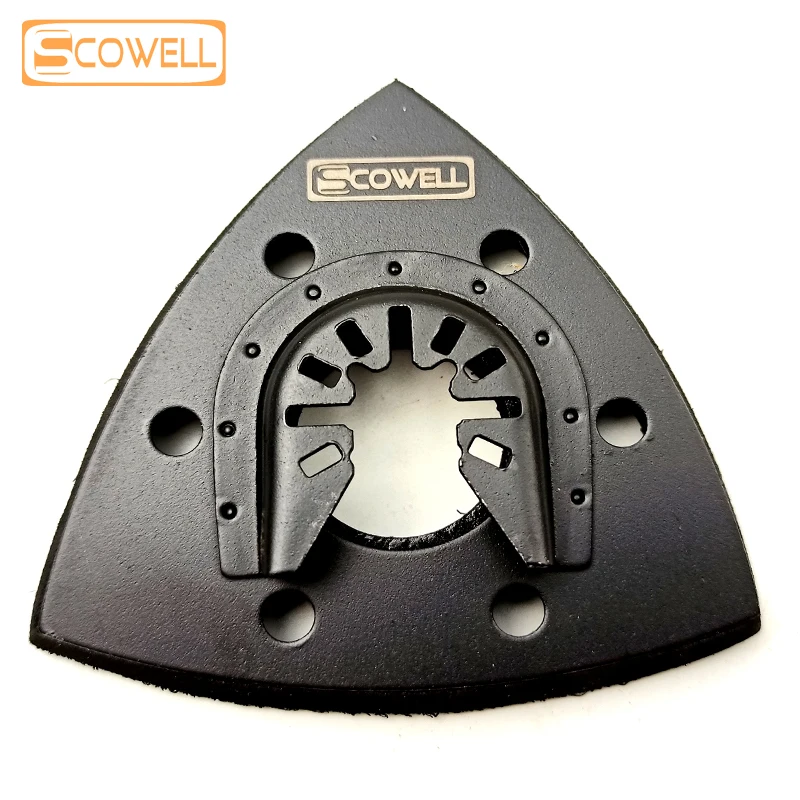 Renovator Tools Hook Loop Sand Pad Holder For Self Adhesive Sanding Paper Oscillating Multi Tool Grinding Pad DIY Tools