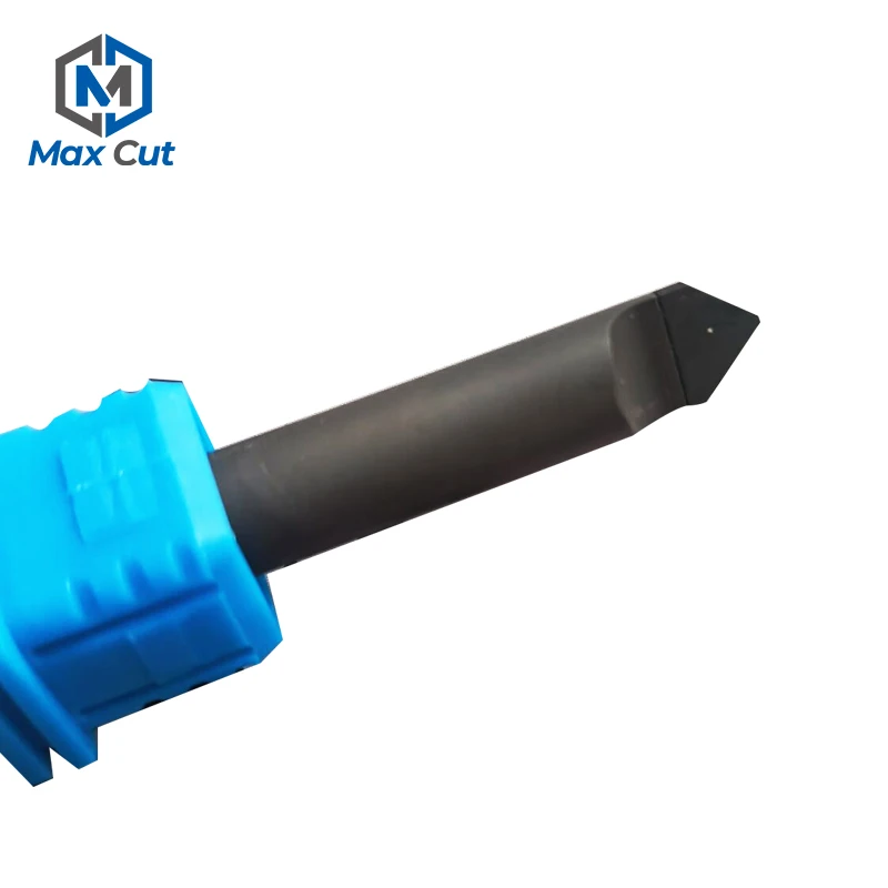 V Carve Diamond PCD Tool Router Bit CNC End Mill Sets Diamond CNC End Mill Bits Cutter for Granite Stone