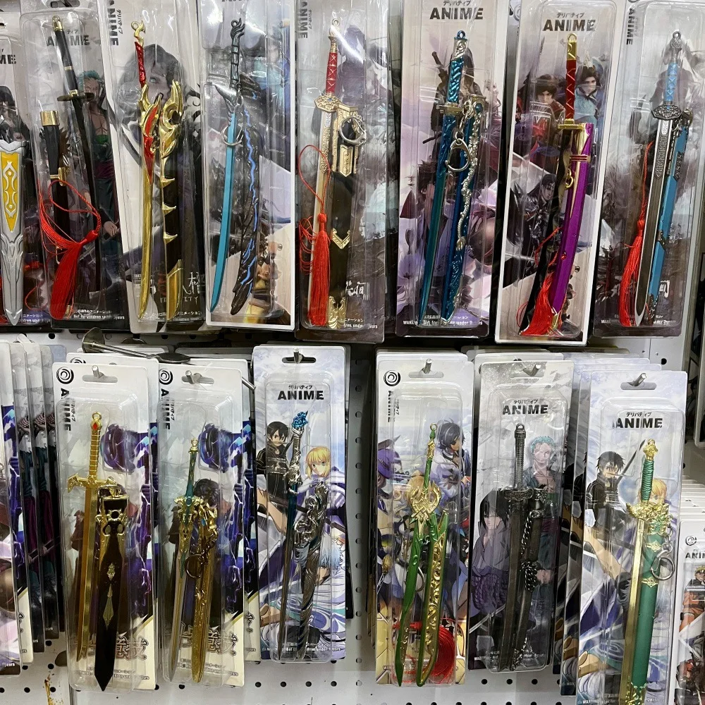 22 cm Anime genshin impact One Pieces Metal King scabbard ancient sword weapons scabbard alloy sword
