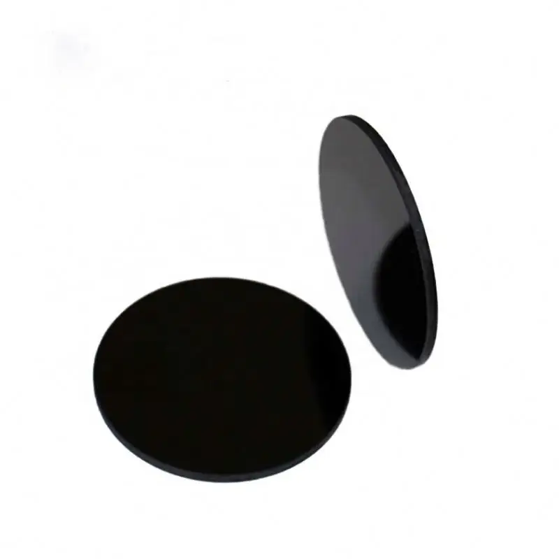 factory custom circle 310nm ultraviolet pass filter glass panel ZWB1 UG11 U-340