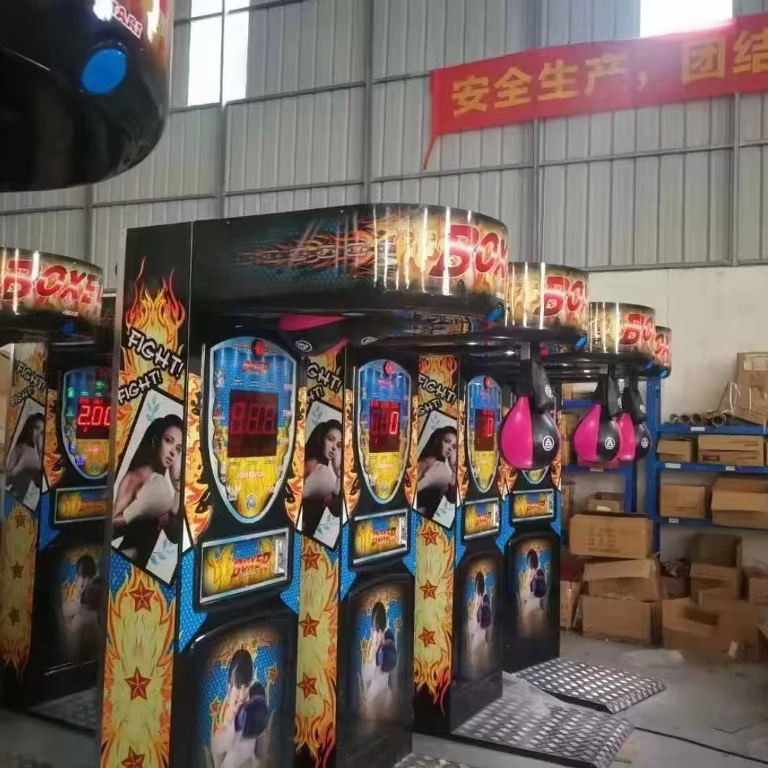 2 Player Outdoor Mall Dragon Boxing Machine 220V Arm Strength Test Arcade Equipment Fun Coke Boxing Machine