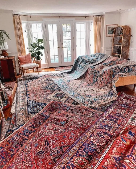 3d Printed Traditional Handmade Hand Knotted Silk Oriental Persian Carpet