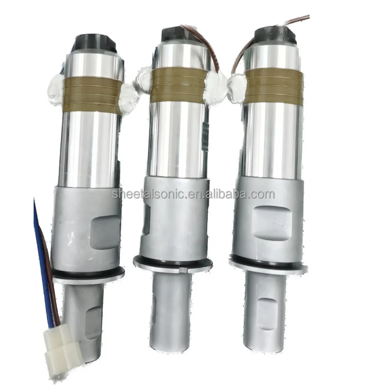 Ultrasonic Welding Machine Parts Ultrasonic Sensor 20khz Ultrasonic Converter