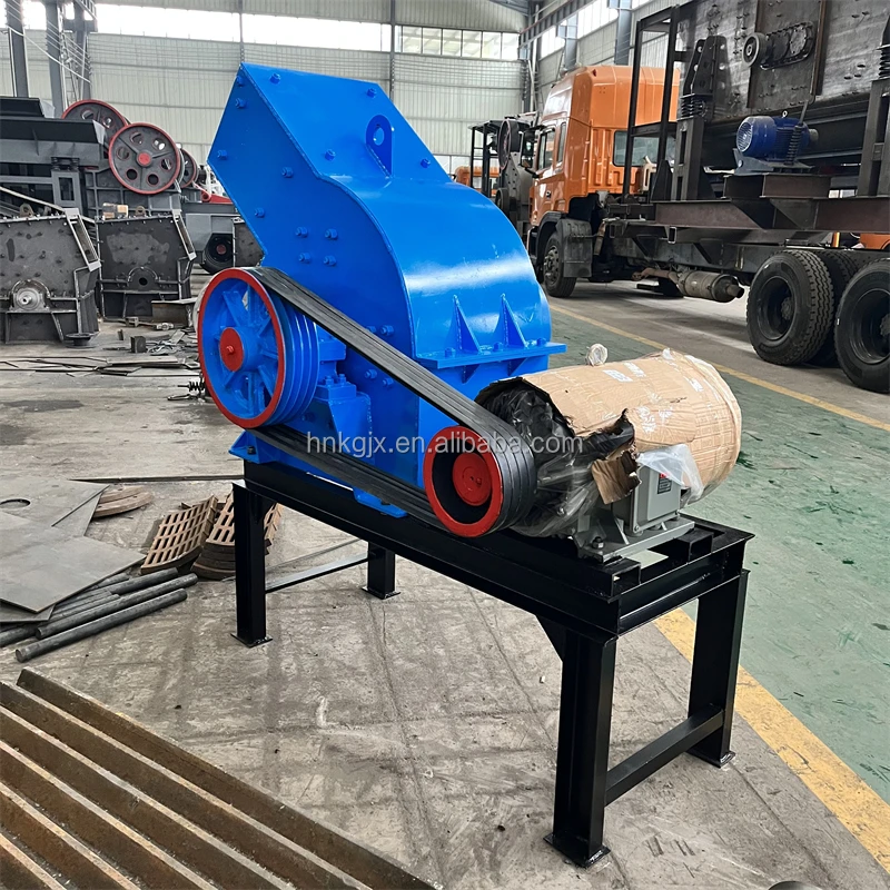 Large output PC600x600 motor hammer crusher Stone crusher Ore crusher