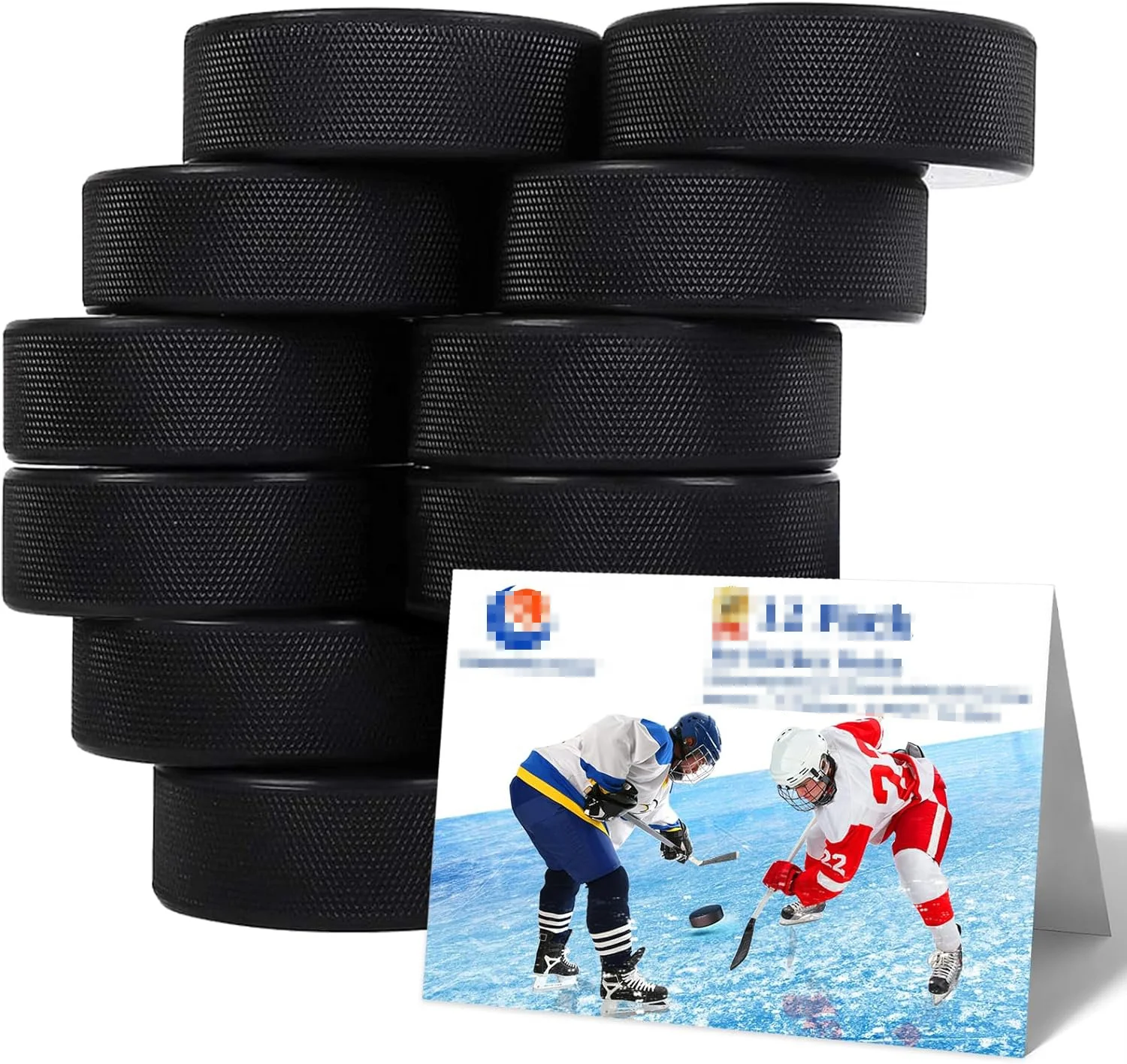 Custom Mini Hockey Pucks Unique Design and Durable Construction Ice Hockey Pucks Stress Hockey Puck Ball