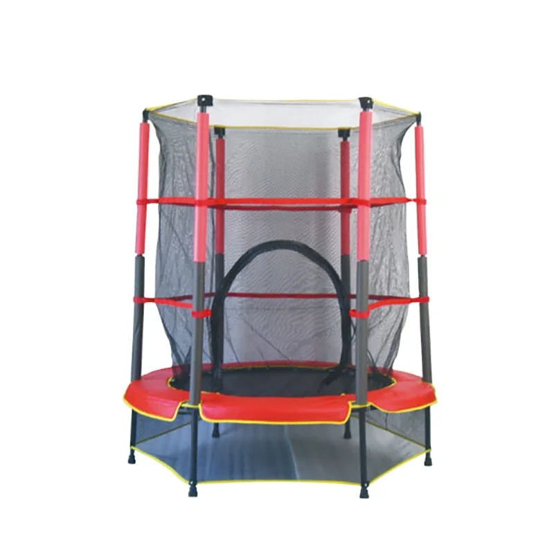 Factory Hot Sale Portable Foldable Kids Mini Exercise Fitness Trampoline With Safety Net