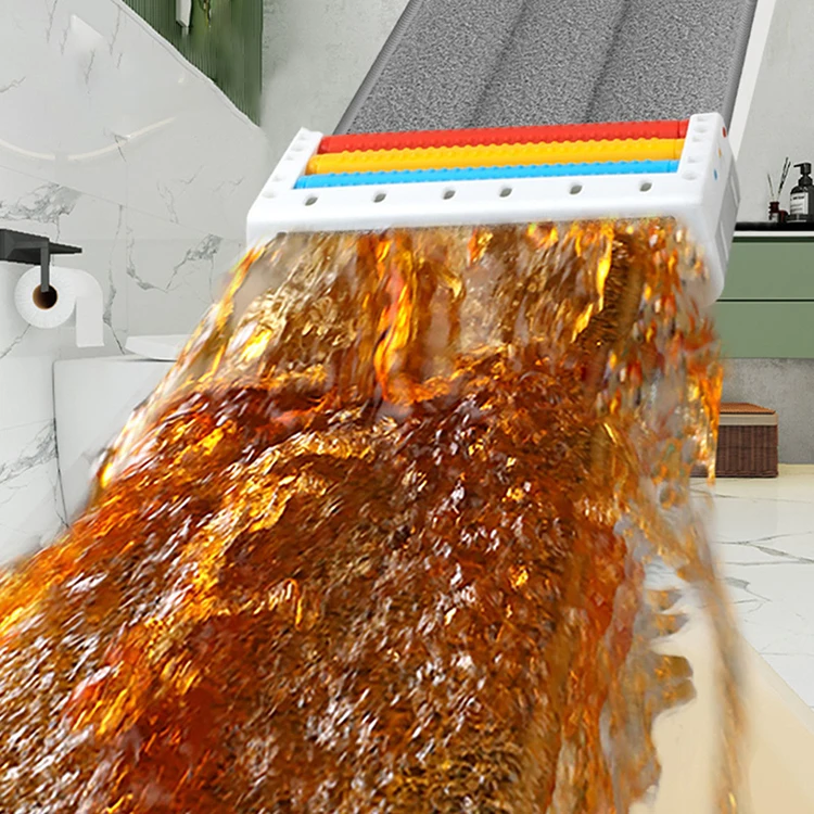 360 microfiber lazy stainless handle floor cleaning flat self mop free hand wash cleaning mop