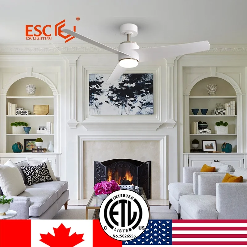 On sale discounts off smart ceiling fan wifi abs blades 52 inch bedroom indoor ceiling fan light