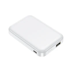 Type C Pd Qc 10W 5000Mah Magnetic Powerbank Ultra Slim Portable Magsafing Power Bank 15W For Iphone 12